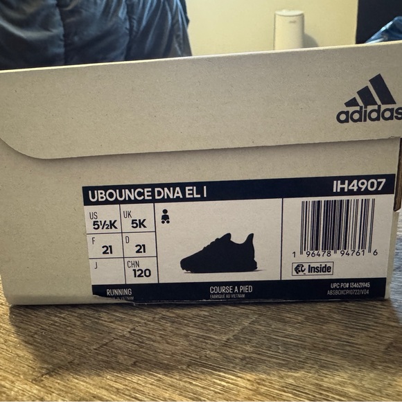 Adidas UBounce DNA Black Athletic Shoes Toddler - Picture 2 of 7